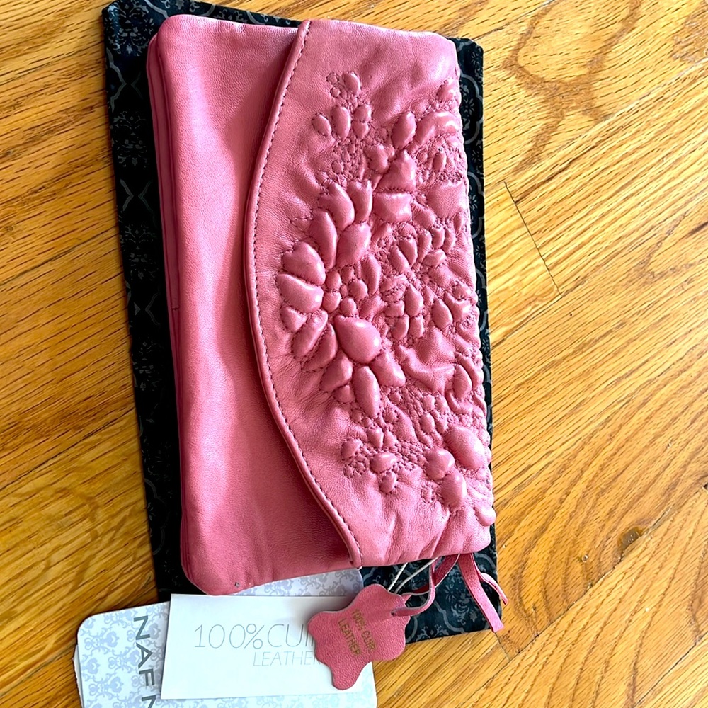 Amazingly soft Vegan Leather pale pink wallet